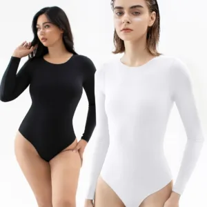 womens long sleeve bodysuit 5