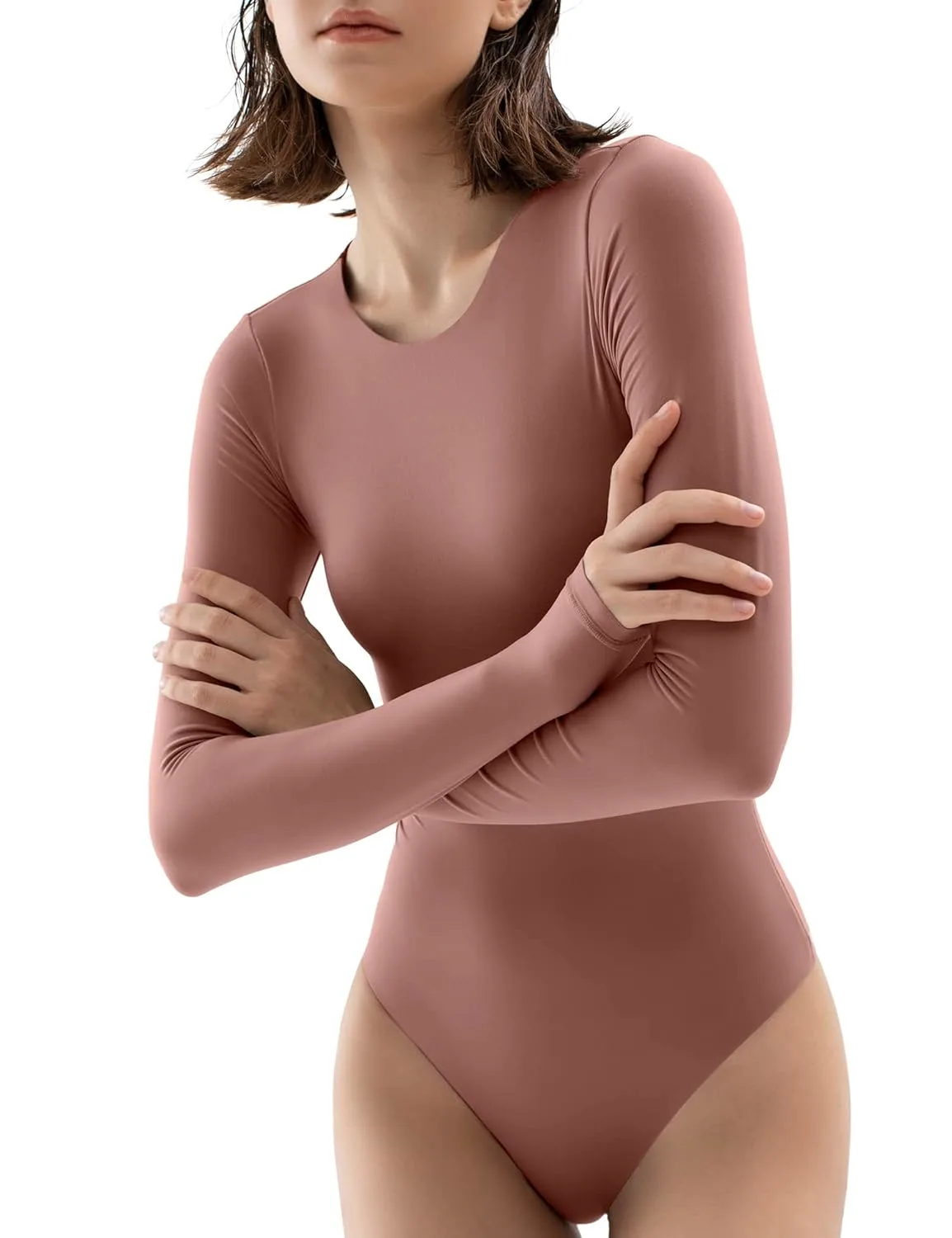 womens long sleeve bodysuit 6