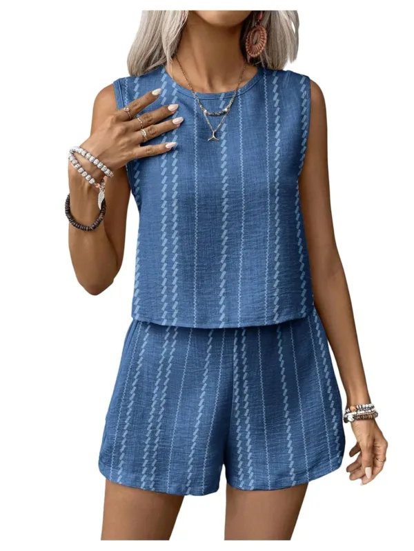 womens outfit tank shorts 1