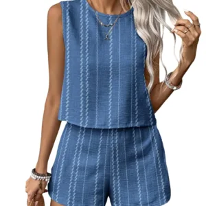 womens outfit tank shorts 4