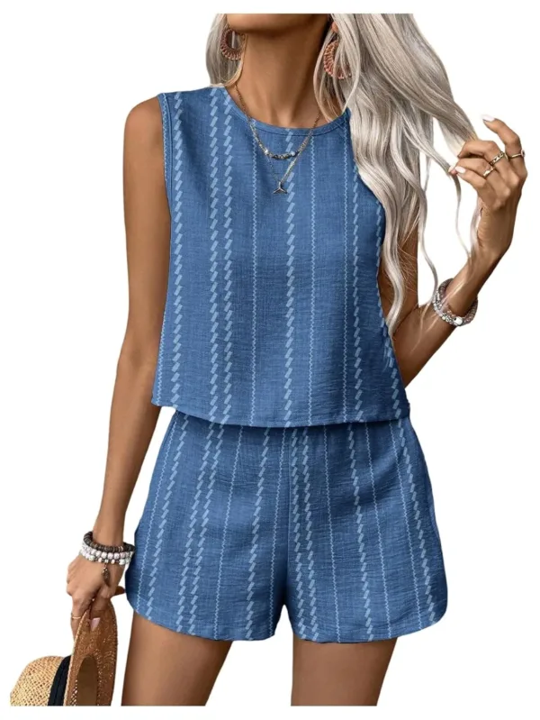 womens outfit tank shorts 4