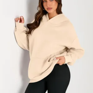 womens oversized fleece sweatshirt 2