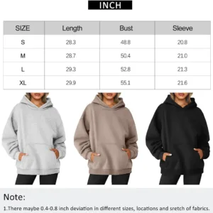 womens oversized fleece sweatshirt 6