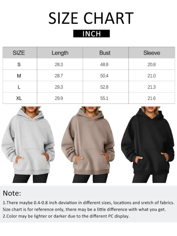womens oversized fleece sweatshirt 6