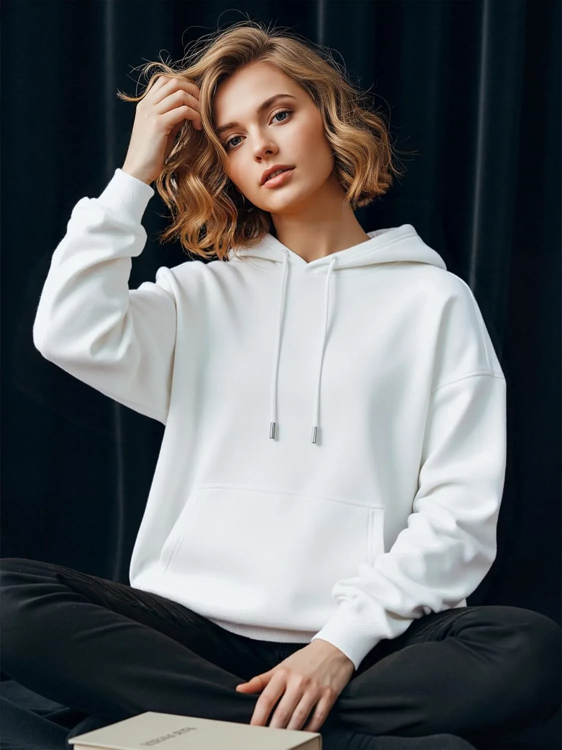 womens oversized hoodie fleece 3