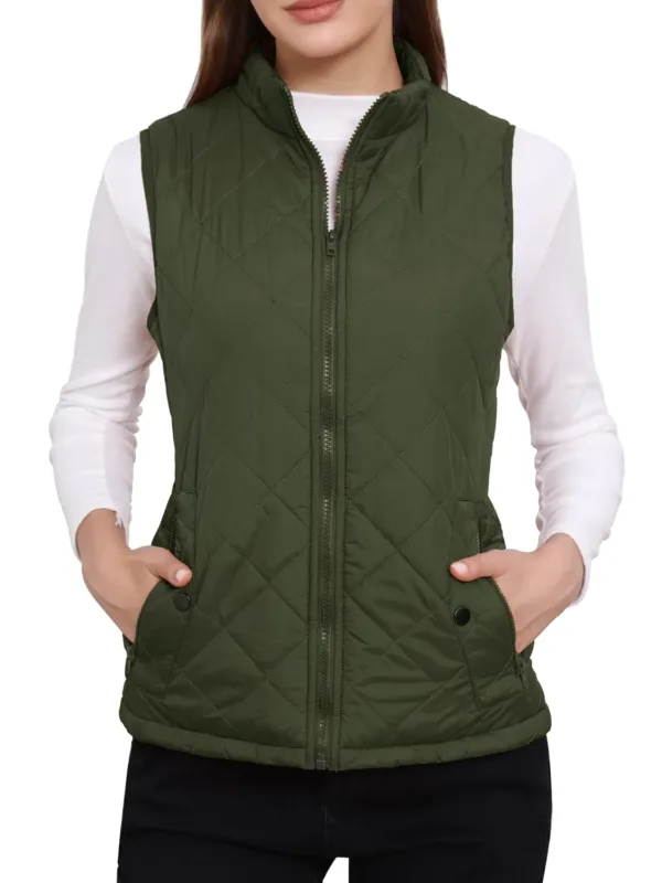 womens padded vest 1