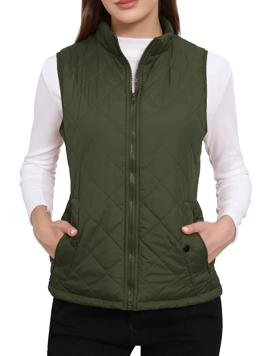 womens padded vest 1