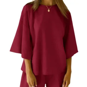 womens pajama set sleeve 1