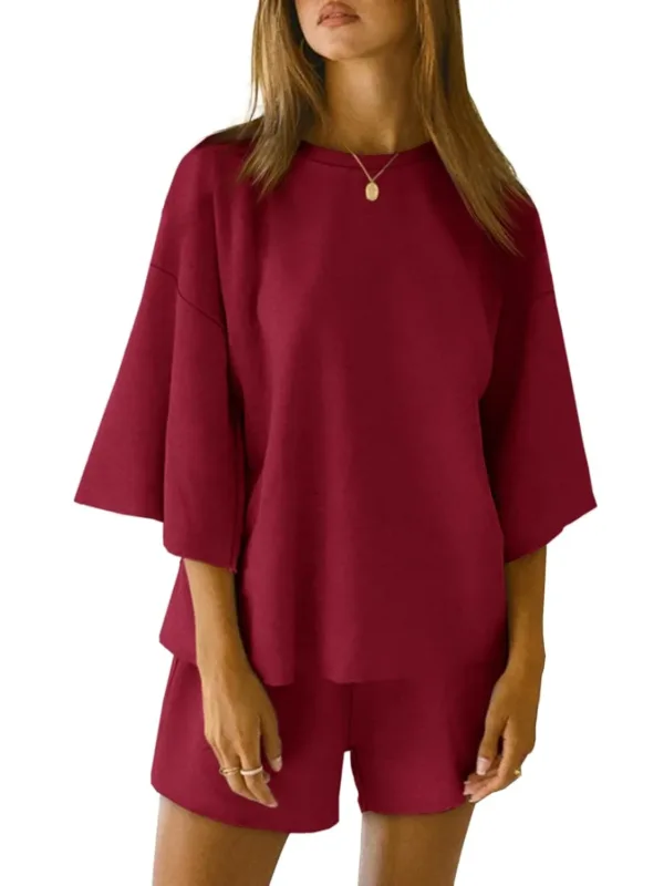 womens pajama set sleeve 1