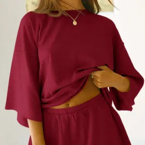 womens pajama set sleeve 4