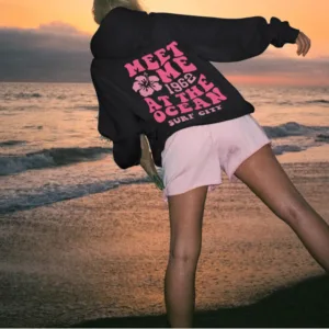 womens pink floral hoodie 5