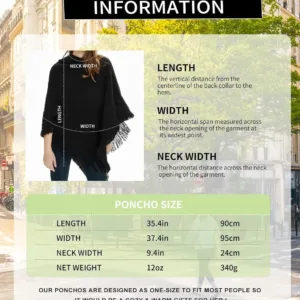 womens poncho shawl hooded 2