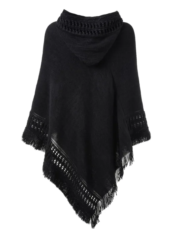 womens poncho shawl hooded 5