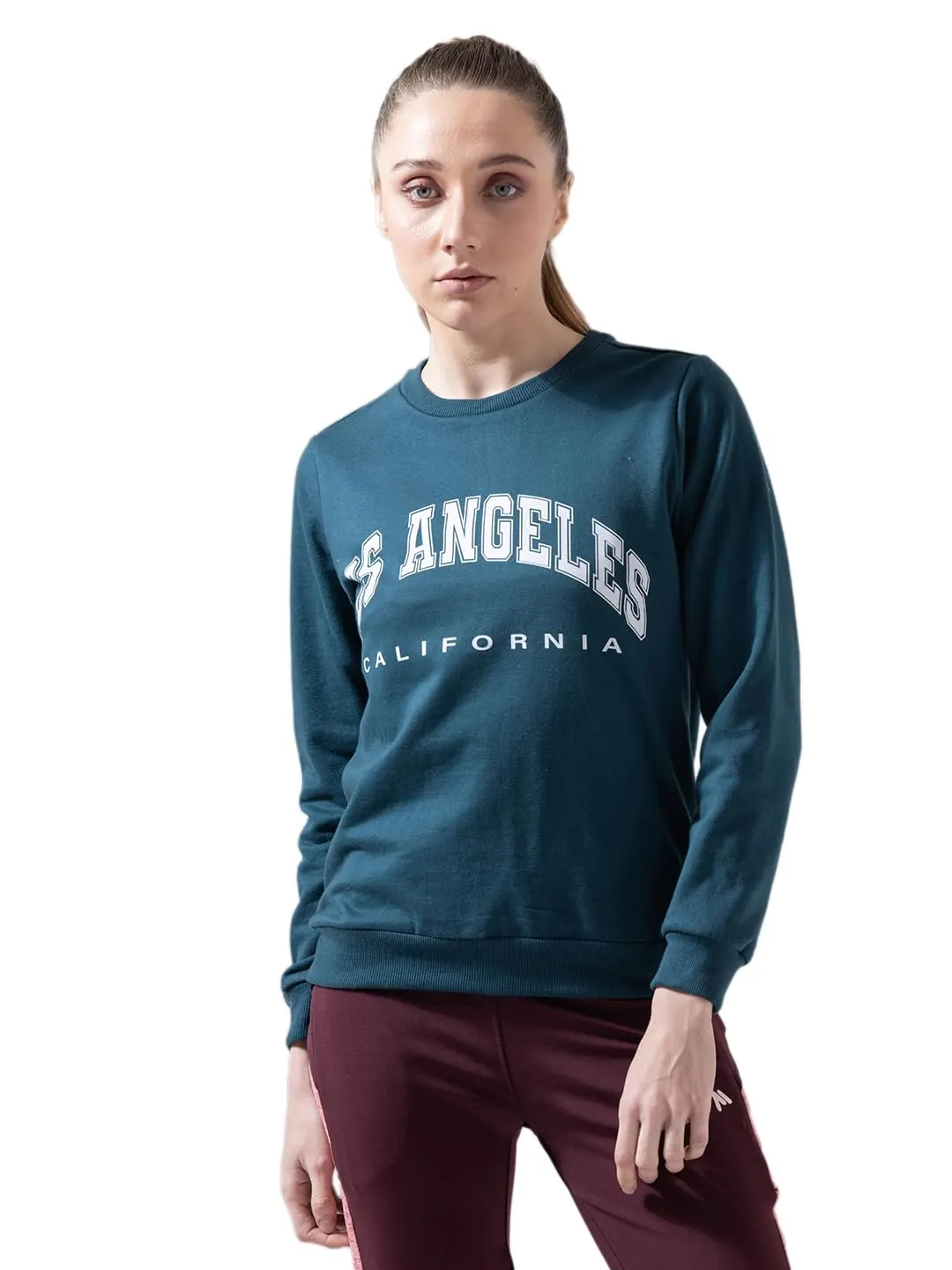 womens printed fleece 1