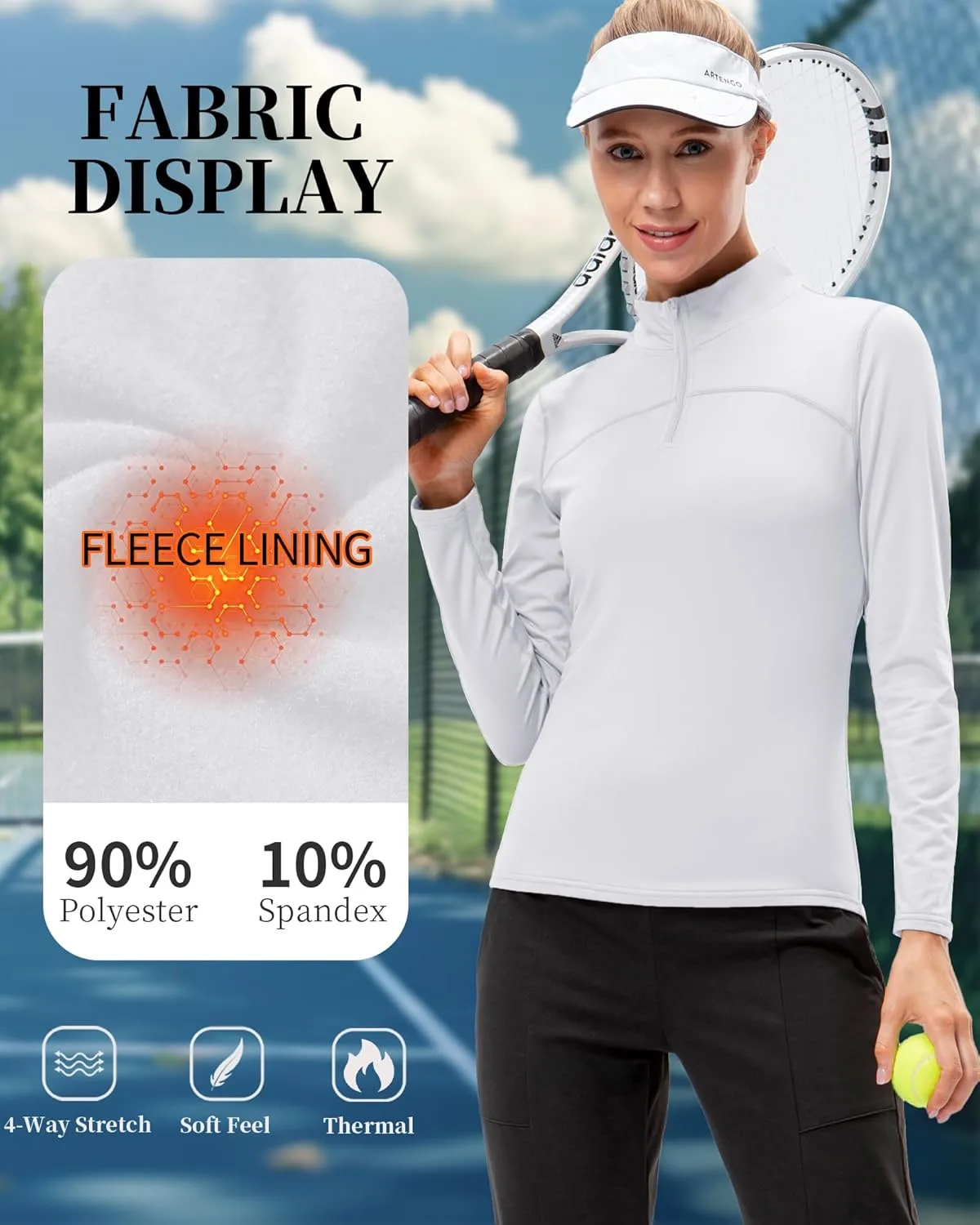 womens quarter zip pullover 4