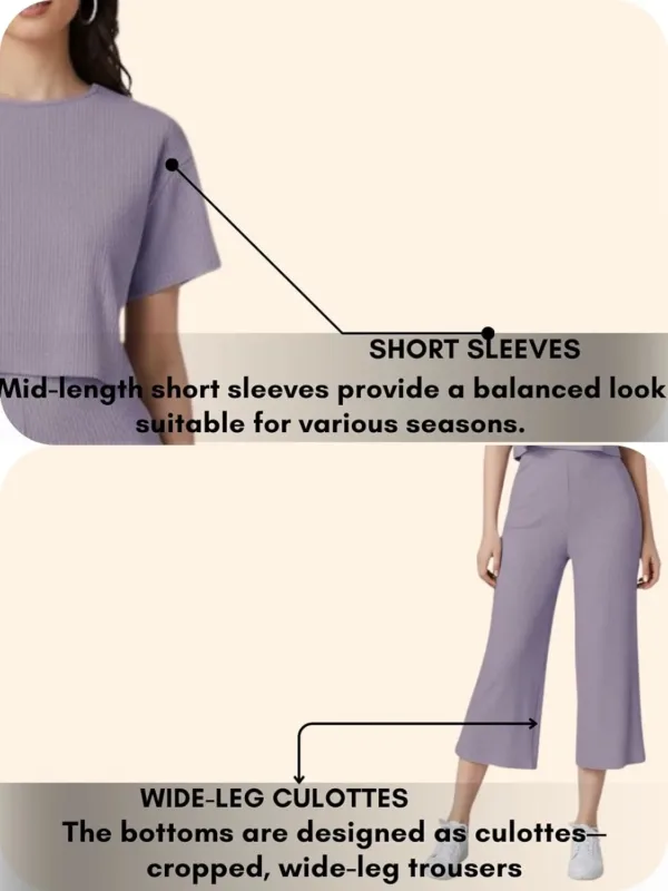 womens ribbed coord set 5