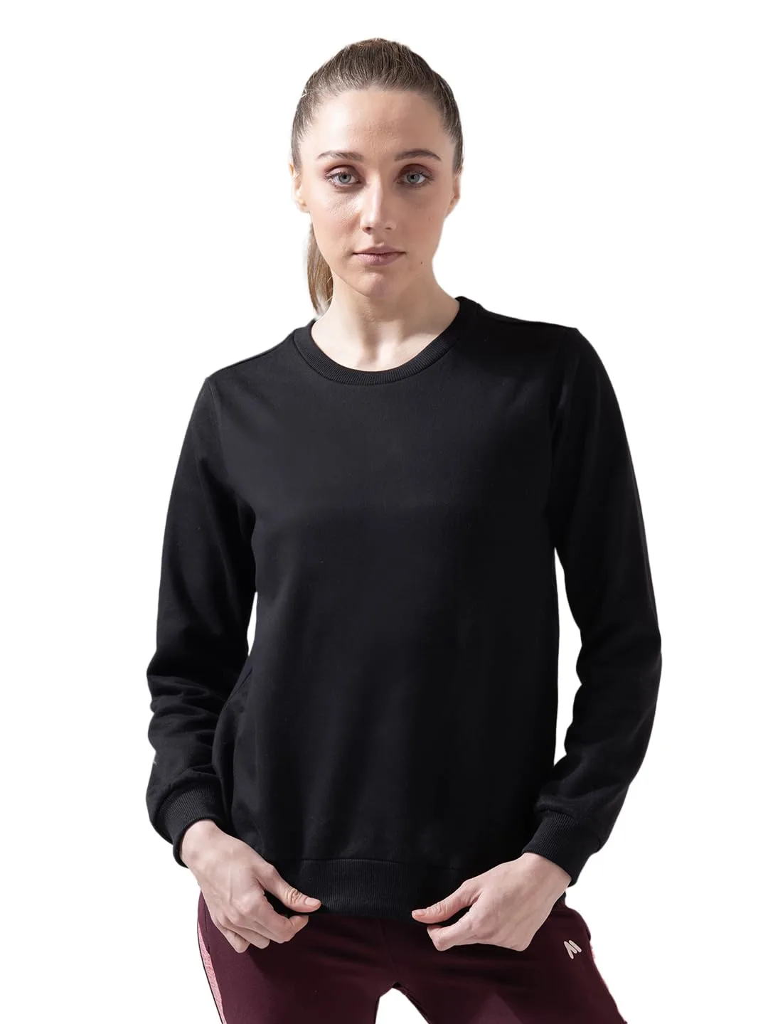 womens round neck sweatshirt 1