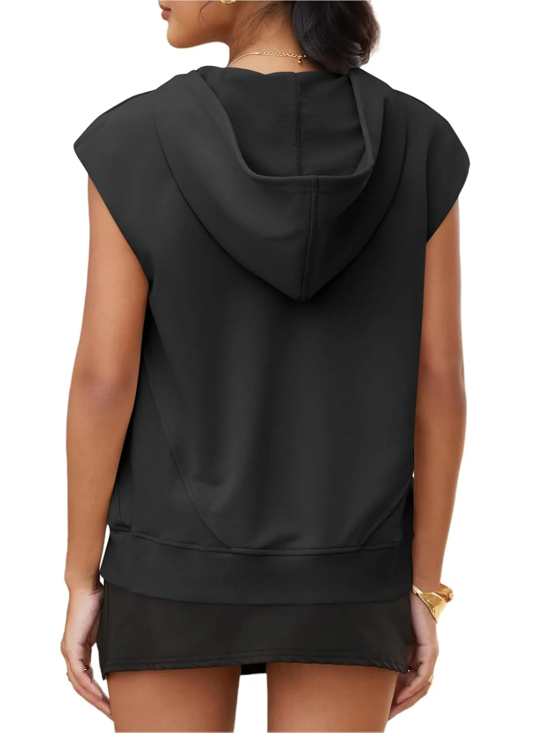 womens sleeveless hoodie 4