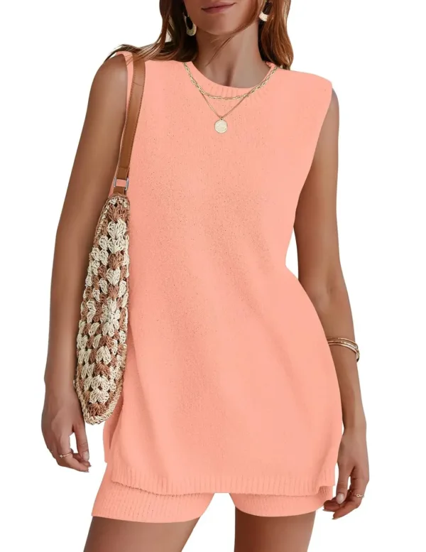 womens sleeveless lounge set 6