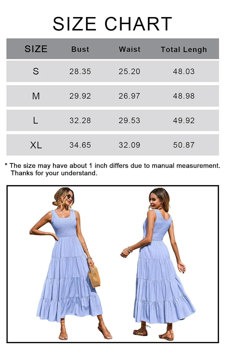 womens smocked summer dress 6