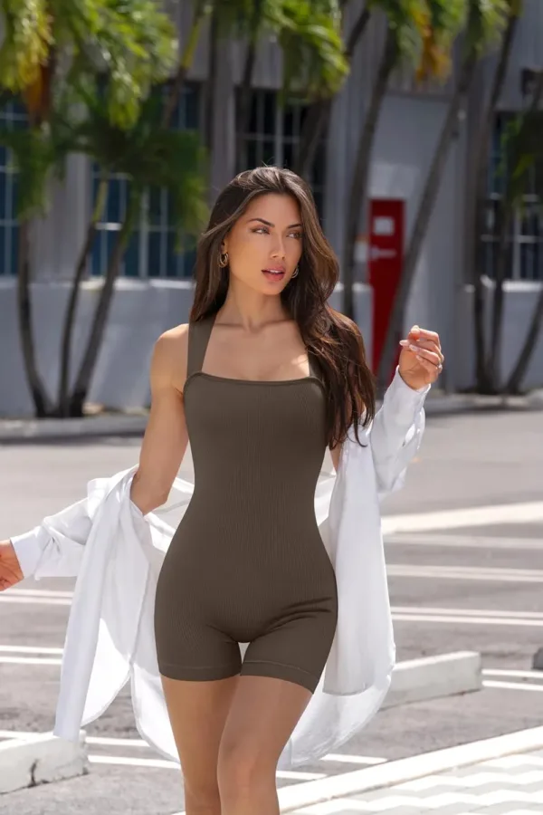 womens square neck bodysuit 2