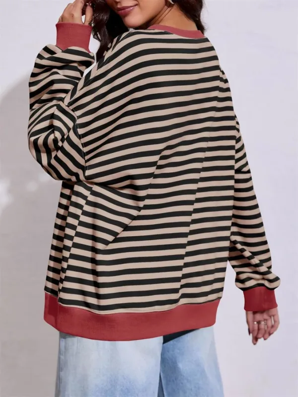 womens striped sweatshirt 4