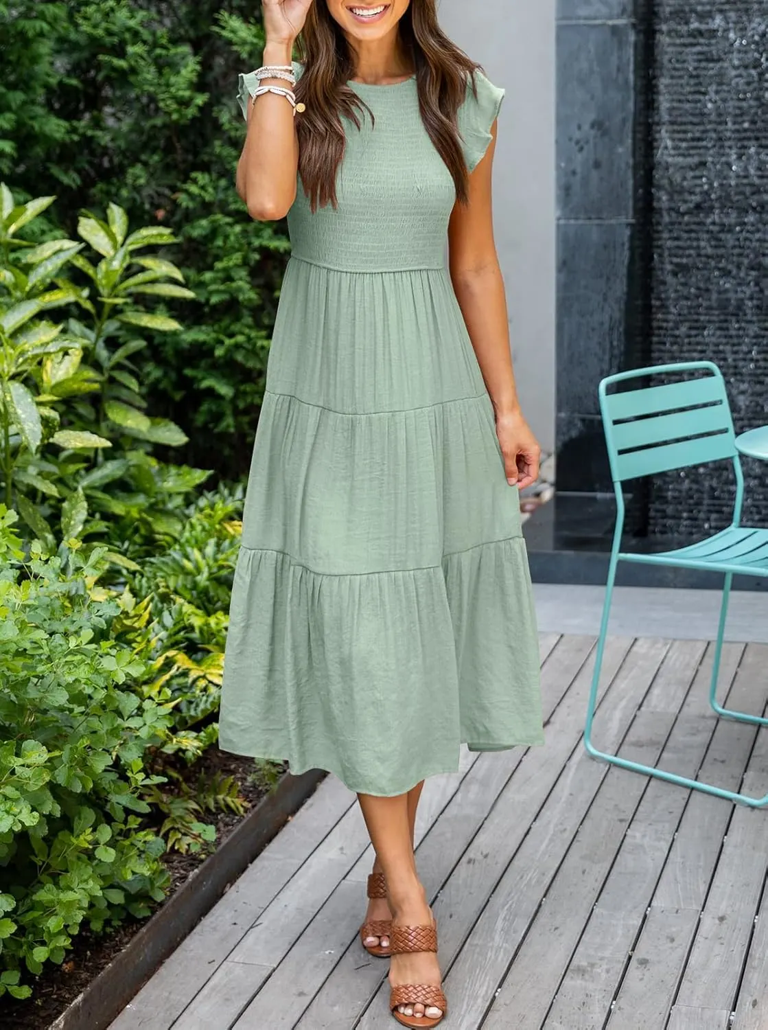 womens summer midi dress 2