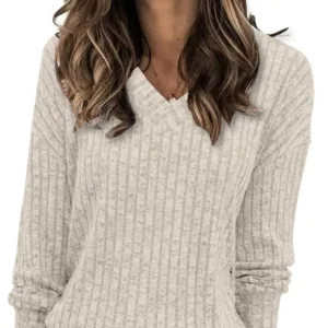 womens sweatshirt v neck 1