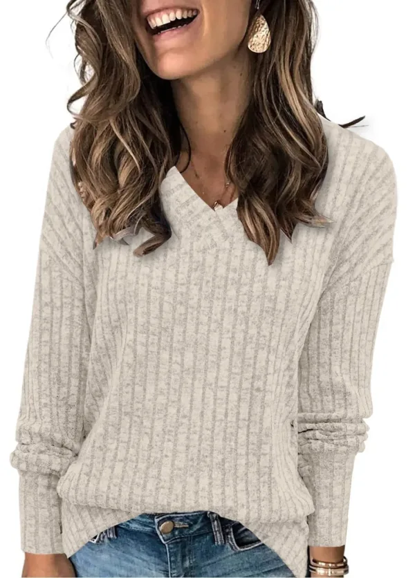 womens sweatshirt v neck 1