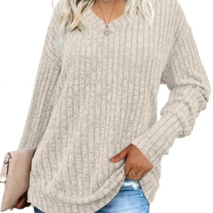 womens sweatshirt v neck 2