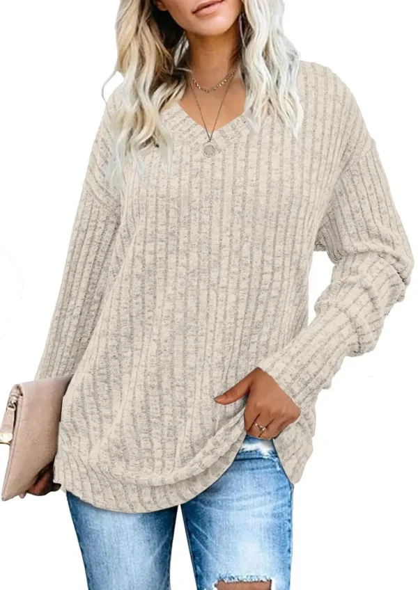 womens sweatshirt v neck 2