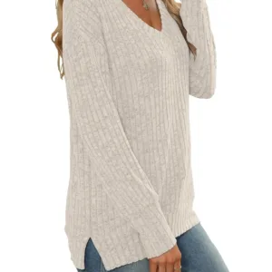 womens sweatshirt v neck 3