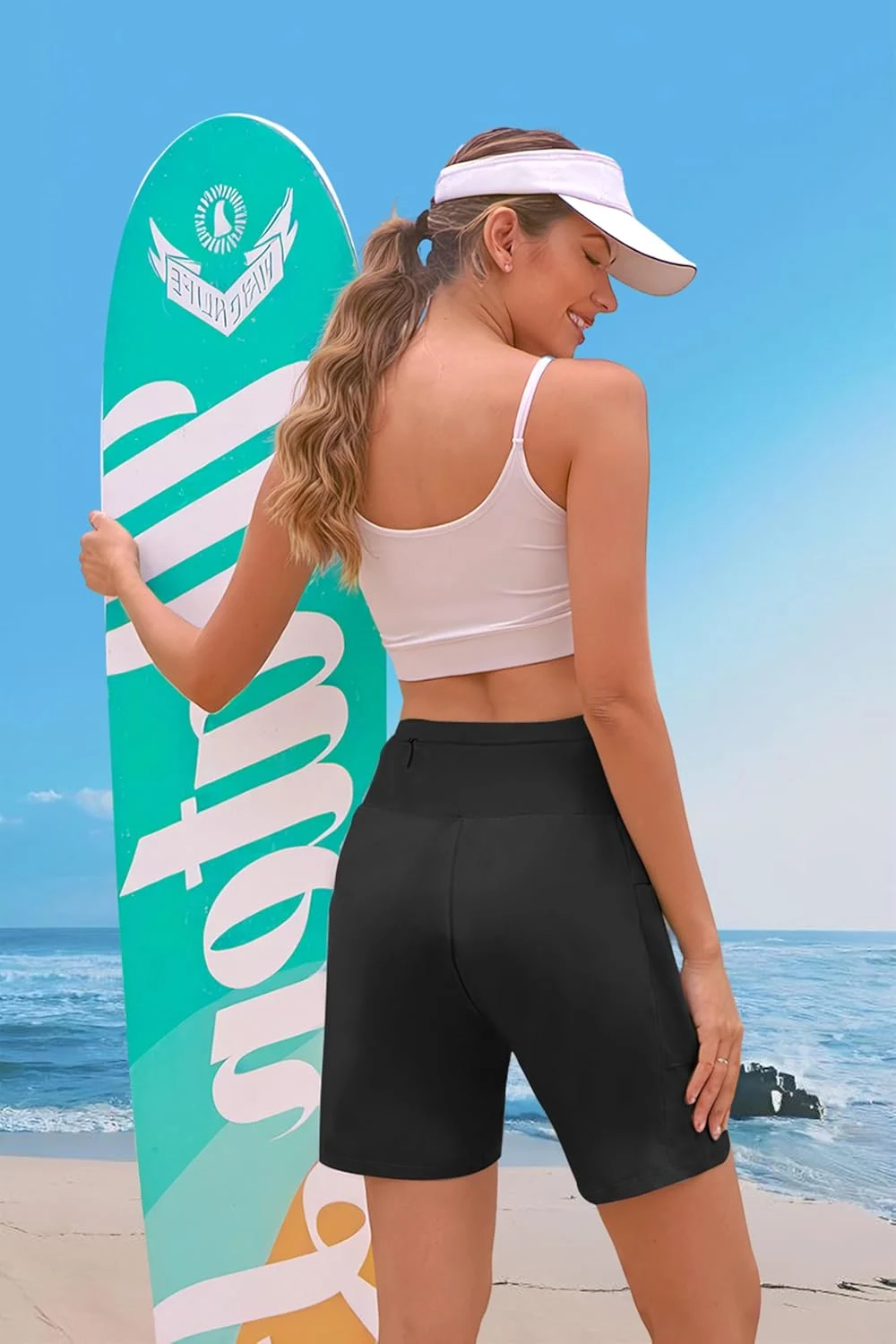 womens swim board shorts 2