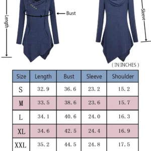 womens tunic cowl neck 4