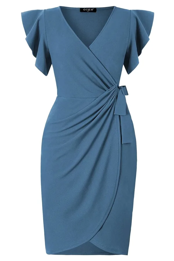 womens v neck dress 3