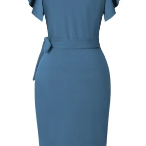 womens v neck dress 4