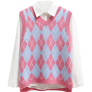 womens v neck vest 1