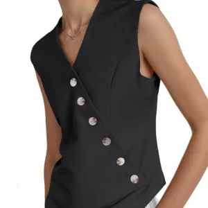 womens vest sleeveless blazer 3