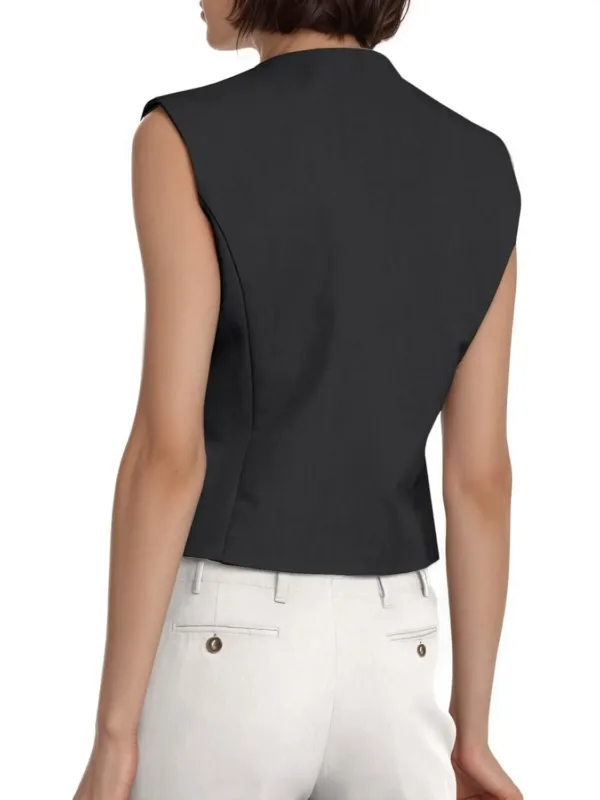 womens vest sleeveless blazer 4