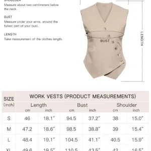 womens vest sleeveless blazer 6