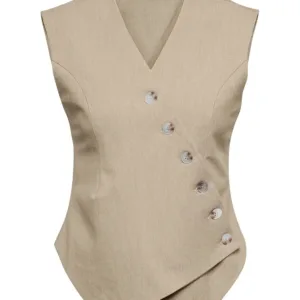 womens vest sleeveless blazer 7