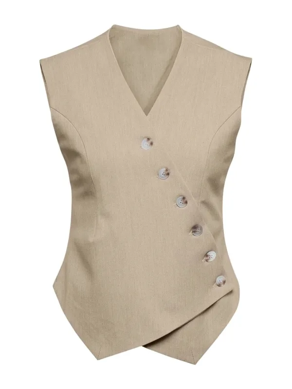 womens vest sleeveless blazer 7