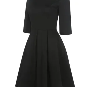 womens vintage swing dress 3