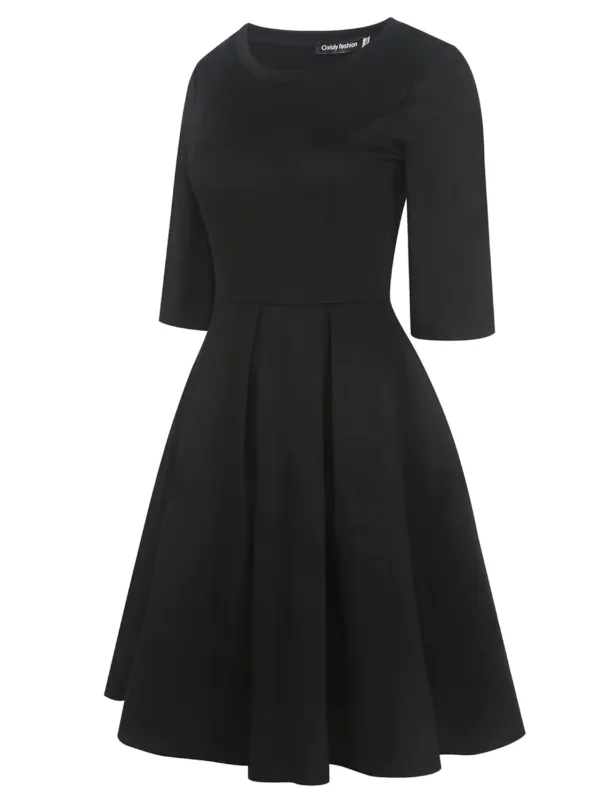 womens vintage swing dress 3