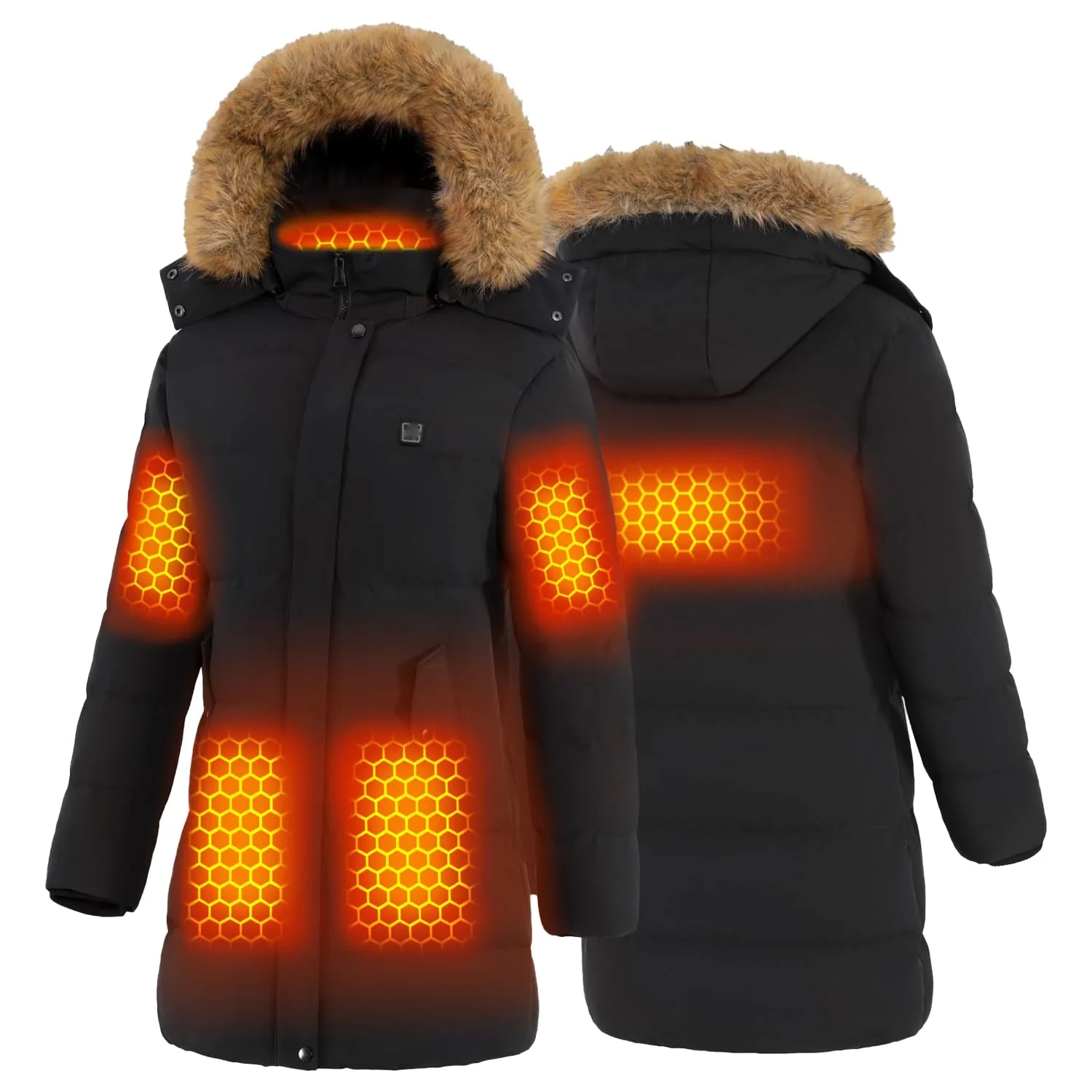 womens winter jacket hooded 2
