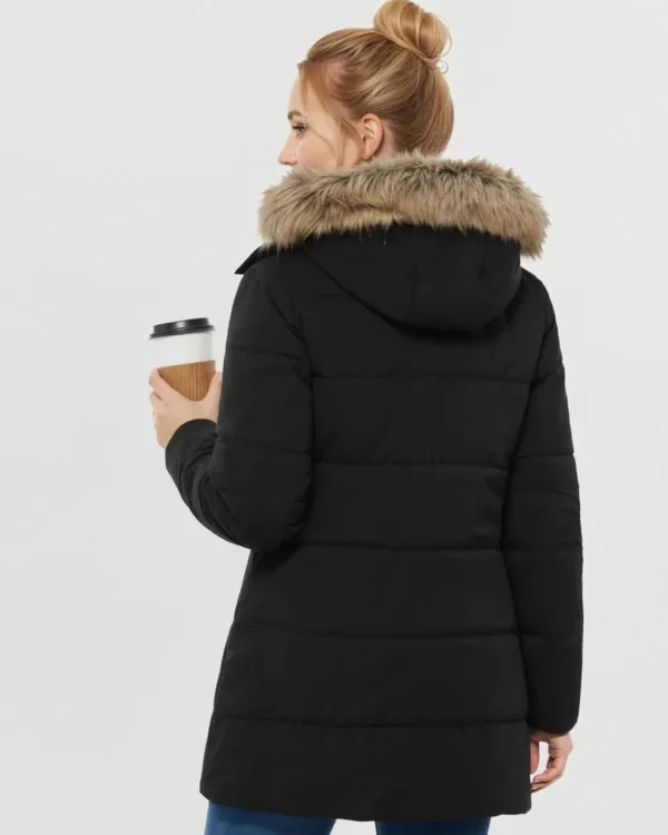 womens winter jacket hooded 4