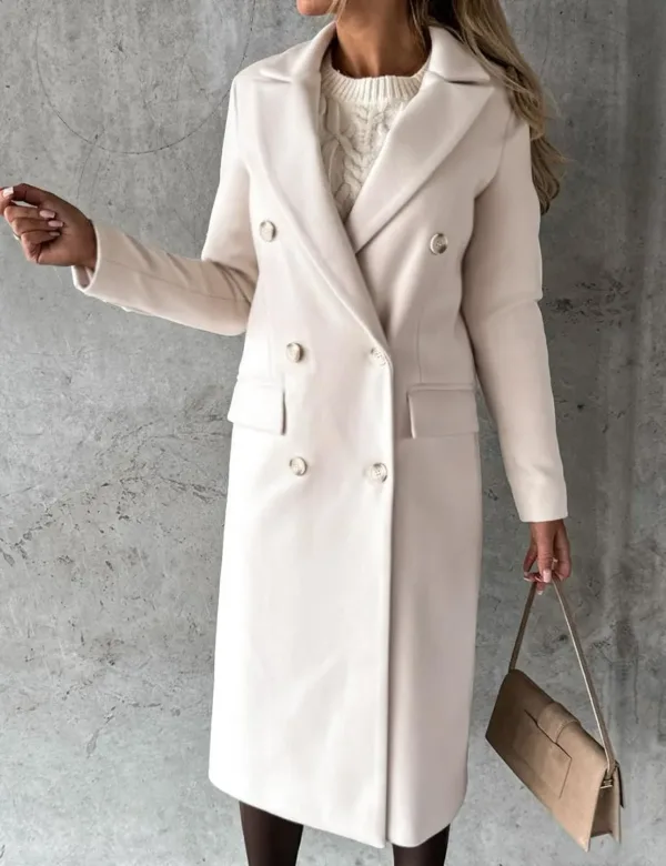 womens wool coat long 2