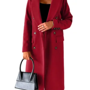 womens wool coat long 5