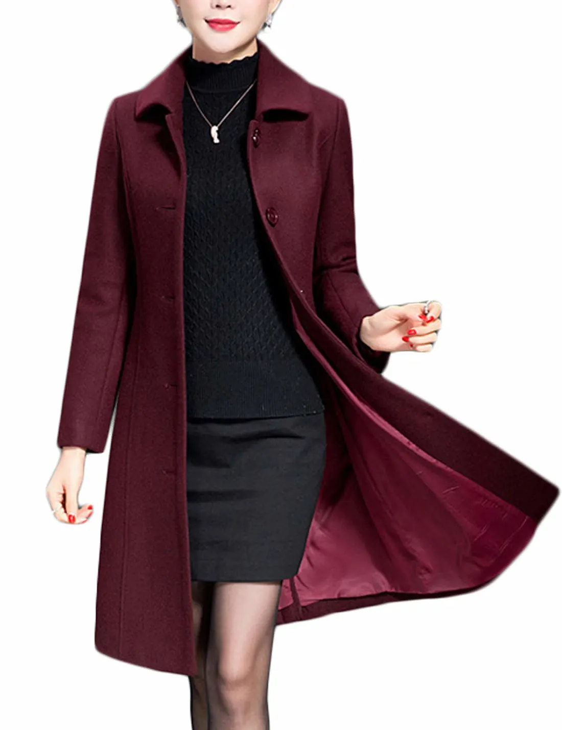 womens wool trench coat 1