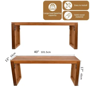 wood bench farmhouse 2